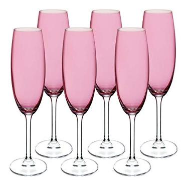 Imagem de Jogo de 6 Taças para champanhe Gastro em cristal ecológico 220ml A24cm violeta