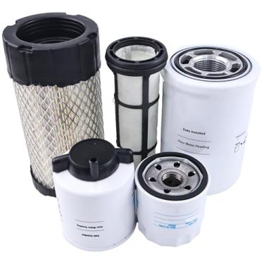 Imagem de LSSOCH Kit de serviço de filtro 6671057 6667352 6687262 6687263 6677652 compatível com mini carregador de trilhos Bobcat MT52 MT55 MT85 MT100