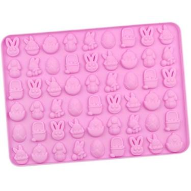 Imagem de Forminha Silicone Para Balinhas De Gelatina Páscoa - Rakumart