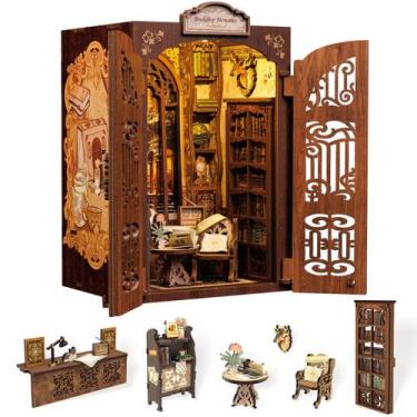 Imagem de Kit de casa em miniatura DIY Cutefun Book Nook Bookshop Memories