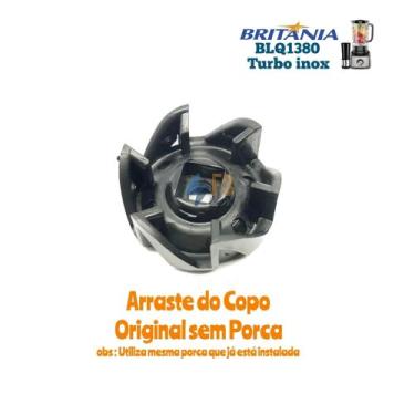 Imagem de Arraste do Copo Original Liquidificador Britania BLQ1380 Inox