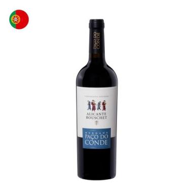 Imagem de Vinho Italino Tinto Seco Alicante Bouschet Herdade Paço do Conde 750ml