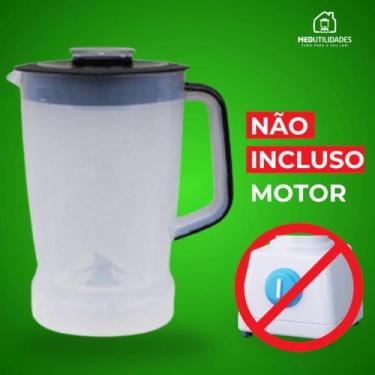 Imagem de Copo Para Liquidificador Mallory Taurus Touch Translucido Com Tampa - 