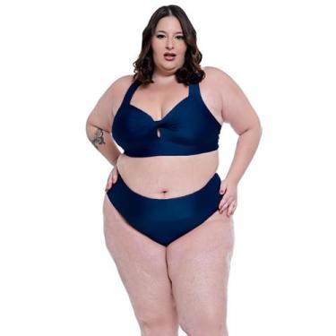 Imagem de Biquini Plus Size Bojo Torcido Calcinha Fio Duplo Ajustável - HYPE MOD