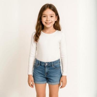 Imagem de Body Ana Castela Country Bore Infantil Roupa Menina  Manga Longa S/ Fr