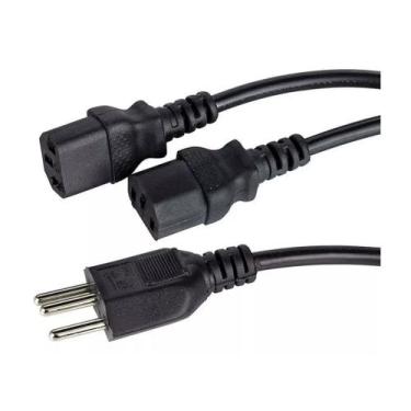 Imagem de Cabo De Força em Y Tripolar 10a - 1,8 Metro - OEM, 110V/220V