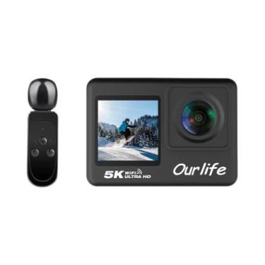 Imagem de Câmera De Ação À Prova D'água 5K Ourlife MTR60 pro 2 Polegadas Tela Se