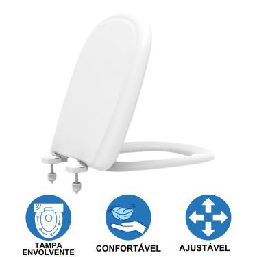 Imagem de Tampa Assento Vaso Sanitário Icasa Sabatini Branco