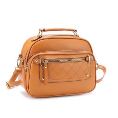 Imagem de Bolsa Feminina Com Alça Lateral Transversal Caramelo