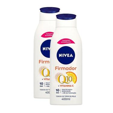 Imagem de Kit 2 Loção Hidratante Nivea Firmador Q10 + Vitamina C Todos os Tipos 
