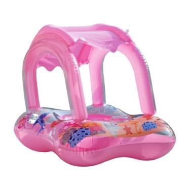 Imagem de Vaveren Boia inflável para piscina com cobertura, boia de natação inflável, brinquedo aquático criativo para parque aquático, praia, presentes para meninos e, com Alça Sem Sino
