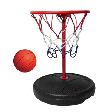 Imagem de Garende Aro de piscina, brinquedo de arremesso de natação, brinquedos leves para atividades ao ar livre, suporte de basquete aquático para adolescentes,