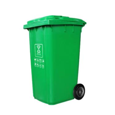 Imagem de Lixeira Externa Lixeira Plástico Lixeira Externa Com Tampa Lixeira Espessada Grande Capacidade 100L 120L 240L Para Restaurantes Escritórios Domésticos(120L)