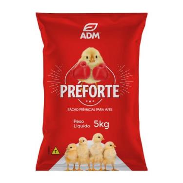 Imagem de PREFORTE Ração Pré Inicial P/ Aves 5kg - ADM