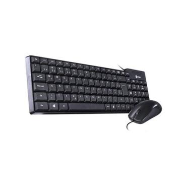 Imagem de Kit Teclado E Mouse Usb Dynamic - Mouse 1000 Dpi Cabo 1.8 Metros - Vin