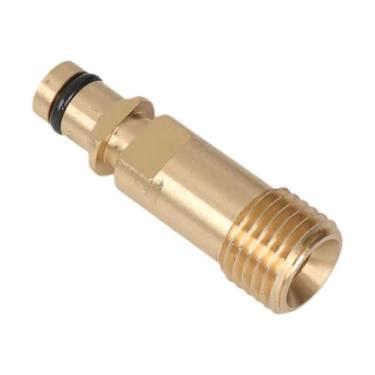 Imagem de Ioensy Adaptador para lavadora de alta pressão, acessórios de fácil instalação, conexão rápida de latão de alto desempenho para mangueiras de alta pressão
