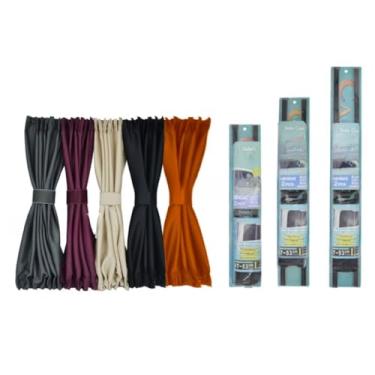 Imagem de Cortina de carro tecido protetor solar isolamento solar janela verão tela pista universal para todos os modelos kit corpo acessórios carro (AK-004 50cm-M)