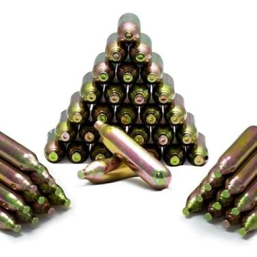 Imagem de AVB CO2 Descartável, 50 Unidades, 12g Cada Cilindro, para Airsoft e Paintball