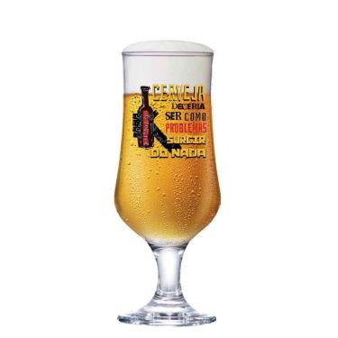 Imagem de Taça de Vidro de Cerveja Barcelona Deveria Ser Como 385ml