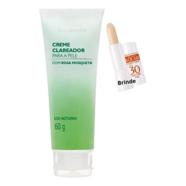 Imagem de Creme Clareador Noturno Rosa Mosqueta + Protetor Labial 30 FPS - Sofis