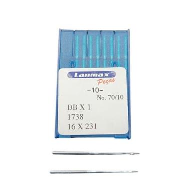 Imagem de Agulha para Maquina Costura Reta Industrial Cabo Fino DBX1 - 10UN - La