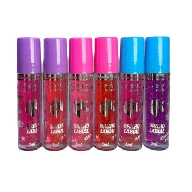 Imagem de Caixa 30 Gloss Brilho Labial Glitter Kyràv Unicórnio