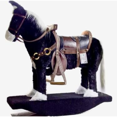 Imagem de cavalinho de balanço gangorra brinquedo menina/menino 2 a 6 anos - Imp