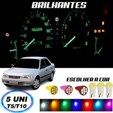 Imagem de Kit 5 Lampadas Led Painel Corolla - Lumi, Branco