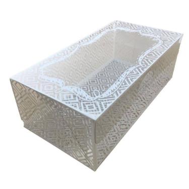 Imagem de Caixa 8 Brigadeiros Branco Acetato