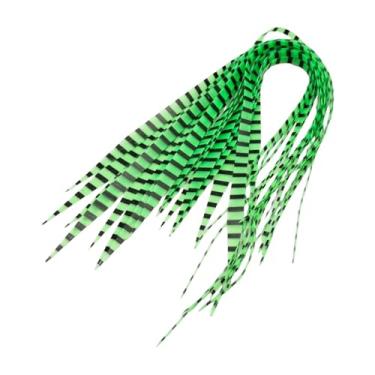 Imagem de UGPLM 20x Fita de Peixe Acessórios Brilhantes, Equipamento de Pesca em Água Salgada Acessório de Pesca DIY para Salmão, Preto Verde