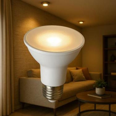 Imagem de Lâmpada LED PAR20 E27 4,9W 2700K Bivolt  Luz Quente e Direcional - Lum
