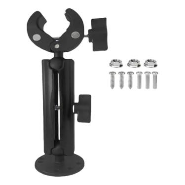 Imagem de Deevoka Suporte para motor elétrico com base redonda e braçadeira de ângulo ajustável, fácil de usar para acessórios de navegação e vela, Style B