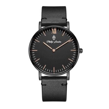 Imagem de Relógio Masculino Greenwich Leather All Black 40mm