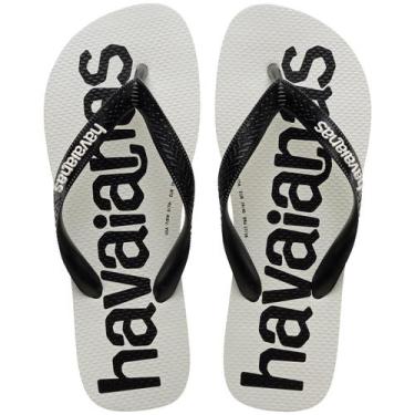 Imagem de Chinelo Havaianas Top Logomania2, Branco, 39/40