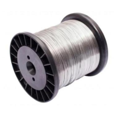 Imagem de Bobina 100m Cabo De Aço Revestido Pvc Cristal 3,30 Mm Varal - abc vara