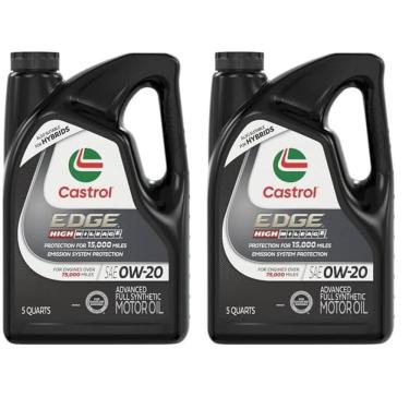 Imagem de Óleo de motor Castrol Edge High Mileage 0W-20 totalmente sintético 5L