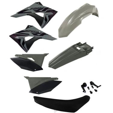 Imagem de Kit Plástico Biker Next Crf 230 Adesivos E Banco Avtec