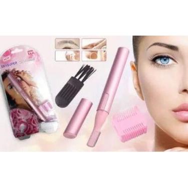 Imagem de Depilador Aparador Feminino Facial Pelos Sobrancelhas Nariz - Aiker