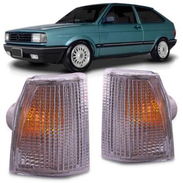 Imagem de Par Pisca Seta Gol Voyage Parati Saveiro 1987 1988 1989 1990 Cristal -