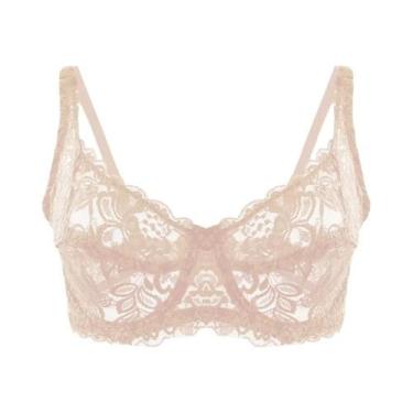 Imagem de Sutiã Sexy plus Size Com Renda E Alças Push Up, Lingerie Com Bordado E