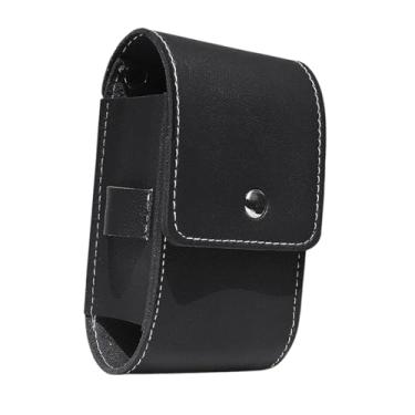 Imagem de IEUDNS Estojo para telêmetro de golfe, armazenamento de bola portátil para esportes ao ar livre, viagens para homens e mulheres, pequena bolsa de transporte, Preto