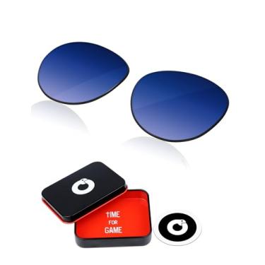 Imagem de OWORK Lentes de reposição de policarbonato para óculos de sol Ray-Ban Meta Headliner RW4009 50 mm - Tom gradiente azul oceano