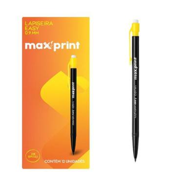 Imagem de kit 12 Lapiseiras Easy Plastica 0,9mm Maxprint Amarela