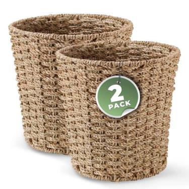 Imagem de Cestos de lixo 84ECO, pacote com 2 ervas marinhas para banheiro (2,5 L