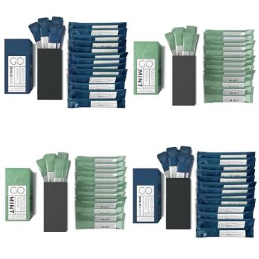 Imagem de Enxaguante bucal Bold Mint GO tamanho viagem – Mini enxaguante bucal individual para hálito fresco - Design inteligente de pacote único para reduzir o desperdício de garrafas de viagem. (80 pacotes