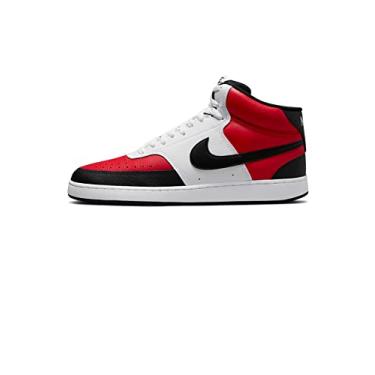 Imagem de Nike Masculino Court Vision Mid University Vermelho/Preto-Branco (DM1186 600), University Red/Black-white, 10