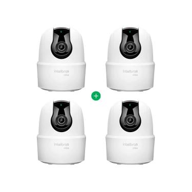Imagem de Kit Câmera de Vídeo Wi-Fi Full HD Intelbras IME 360 C - 4 Unidades