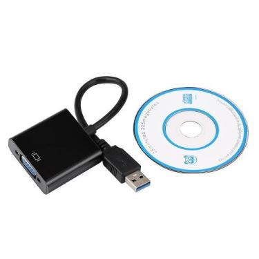 Imagem de Adaptador de conversor de vídeo de placa gráfica externa usb 3.0 para 