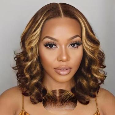 Imagem de Peruca FABA Ombre Body Wave 30 cm de renda frontal 180% densidade 4/27