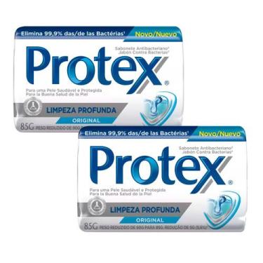 Imagem de Kit 2 Sabonete Protex Limpeza Profunda 85g